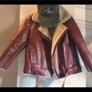 Zara’s kids leather jacket